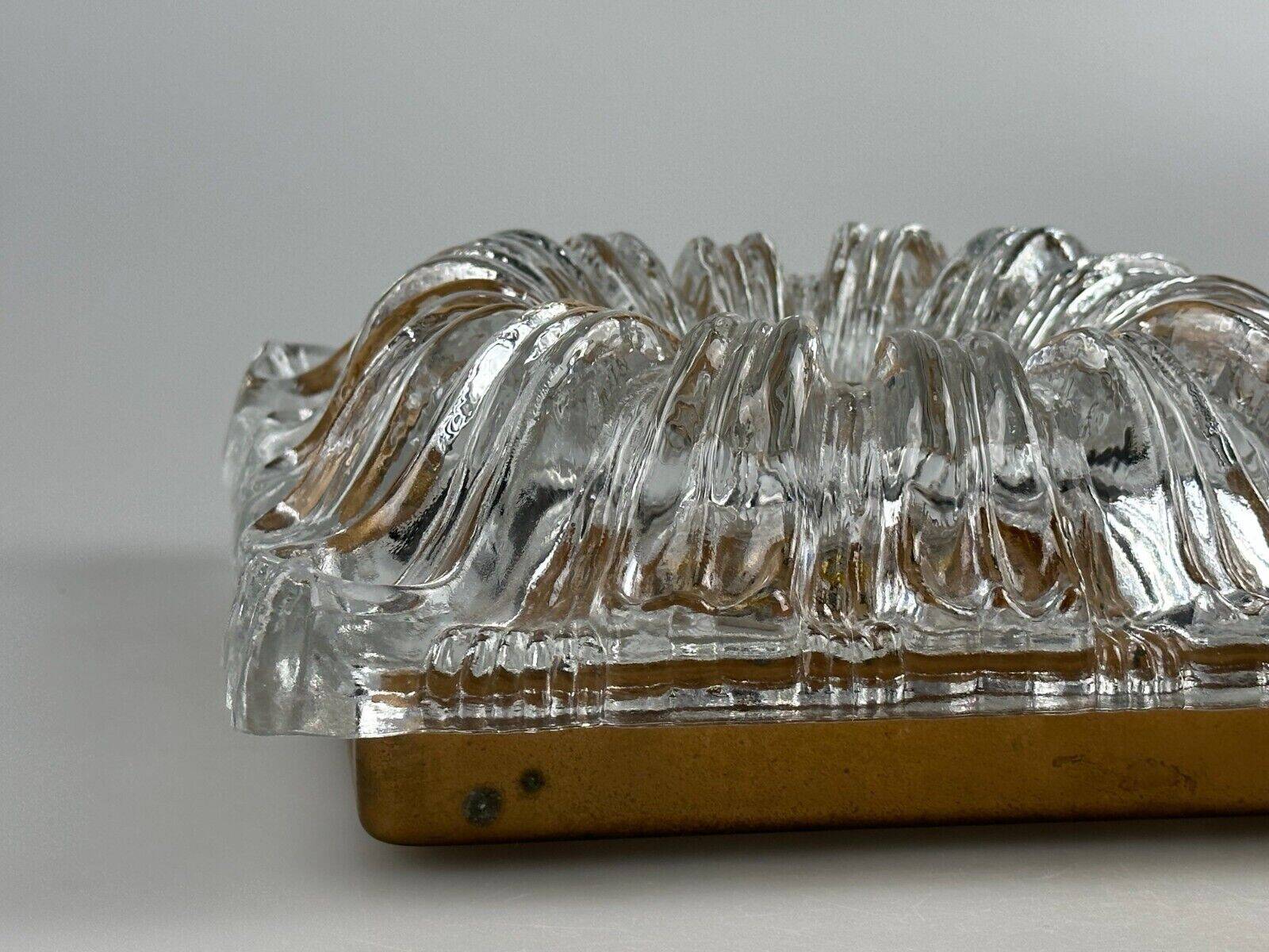 60s 70s ceiling lamp or wall lamp Germany Ice Glass Space Age Design