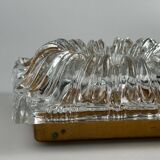 60s 70s ceiling lamp or wall lamp Germany Ice Glass Space Age Design