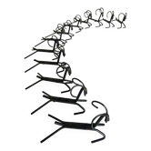 Set of 12 raw iron knife rests 1970