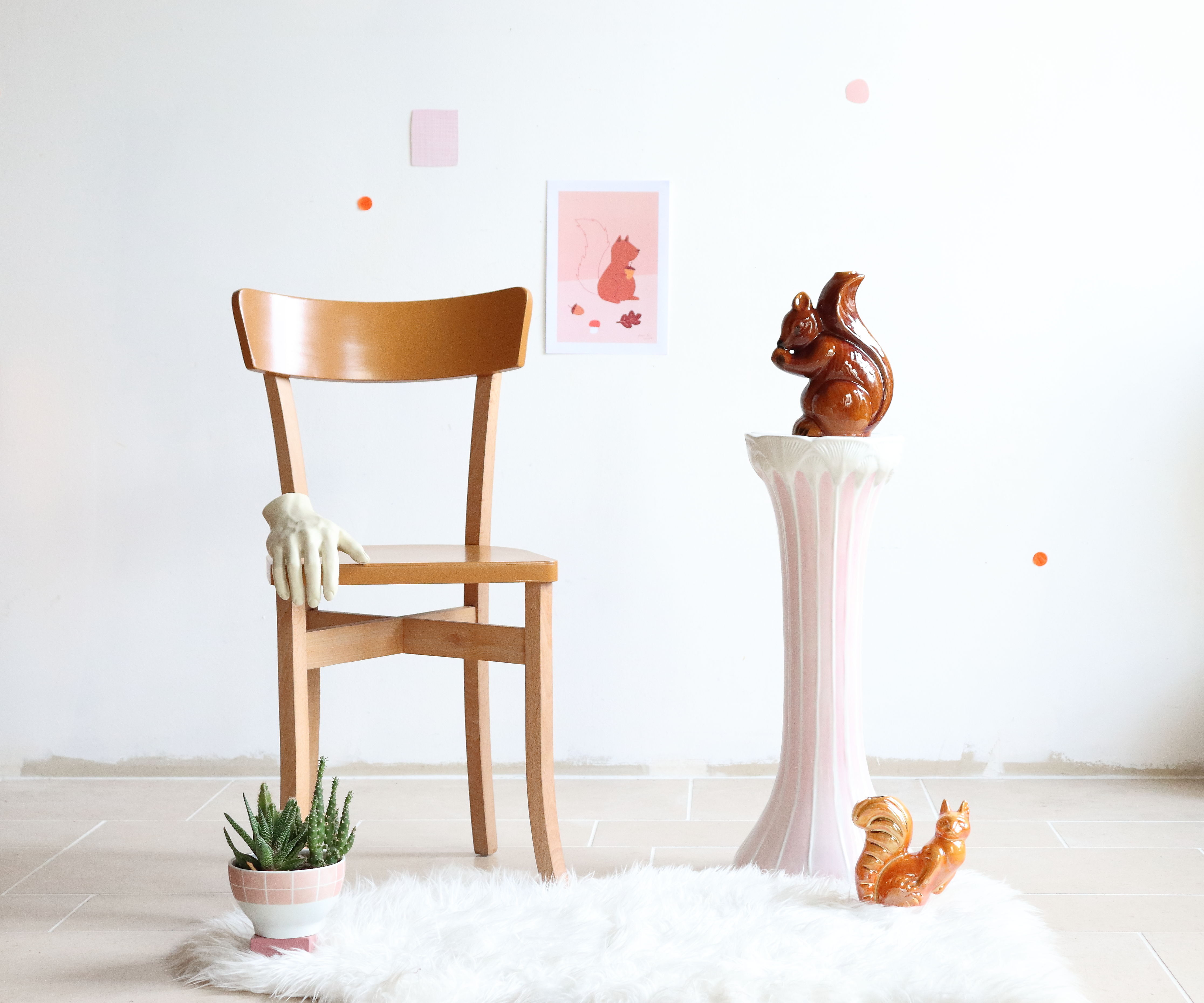 Vintage wooden bistro chair revisited