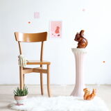 Chaise bistrot vintage en bois revisitée