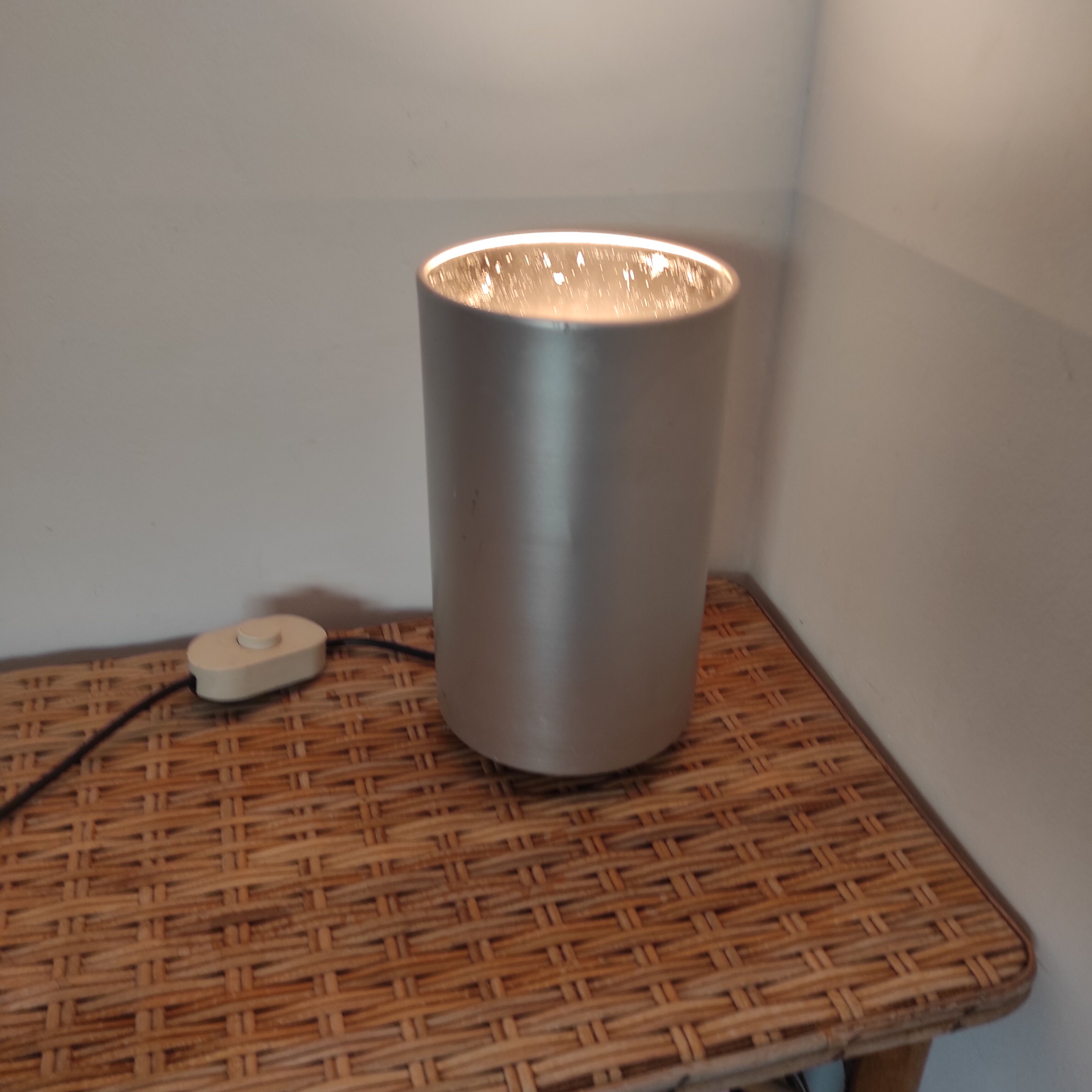 Table lamp form tube design around 1950/1960