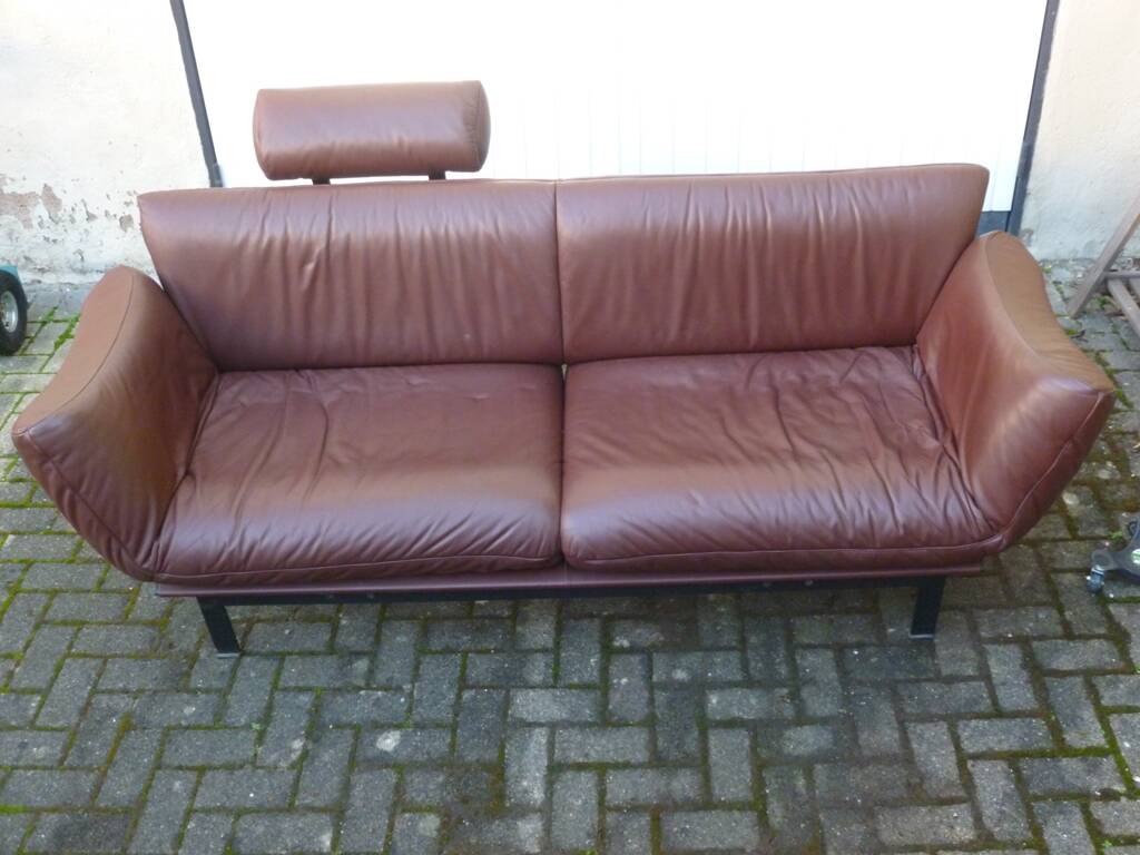 70s leather sofa ds 140 de sede