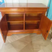 Louis Philippe buffet - 2 drawers - 2 doors - cherry wood - solid wood - dowelled