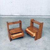 Mid-Century Scandinavian Pine Bedside Tables, Sweden, 1960s, Set of 2