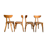 Lot of 4 chairs Edith vintage bistro