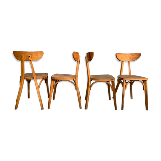 Lot of 4 chairs Edith vintage bistro