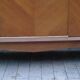 Wardrobe 3 doors sliding vintage feet compass