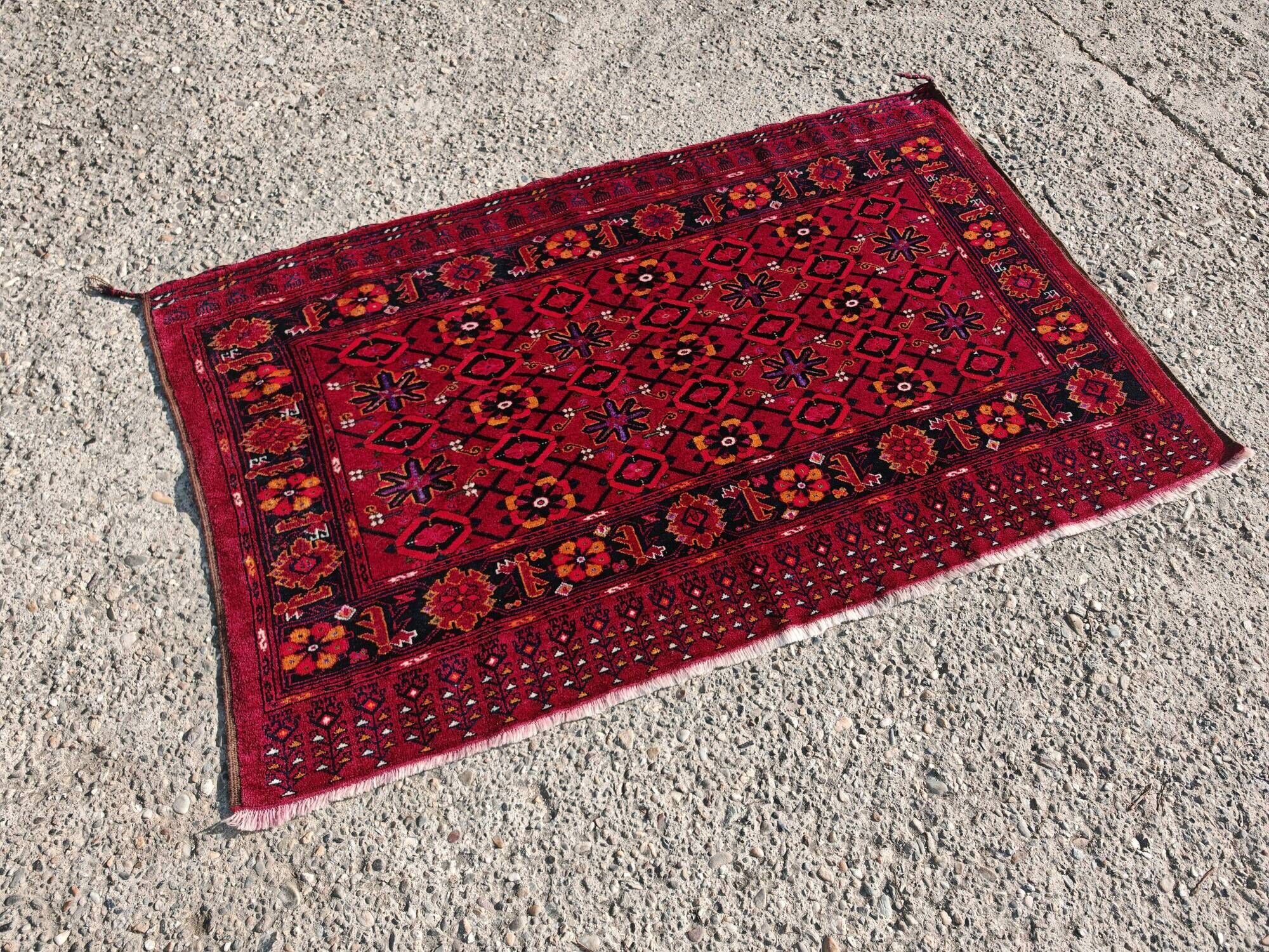 Vintage Turkmen Ersari "Mina Khani" Chuval from the 1930s