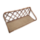 Étagère en rotin vintage