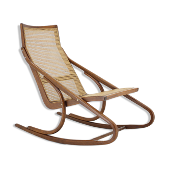 1960s Antonin Suman Bentwood Rocking Chair, Czechoslovakia