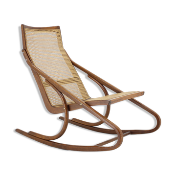 1960s Antonin Suman Bentwood Rocking Chair, Czechoslovakia
