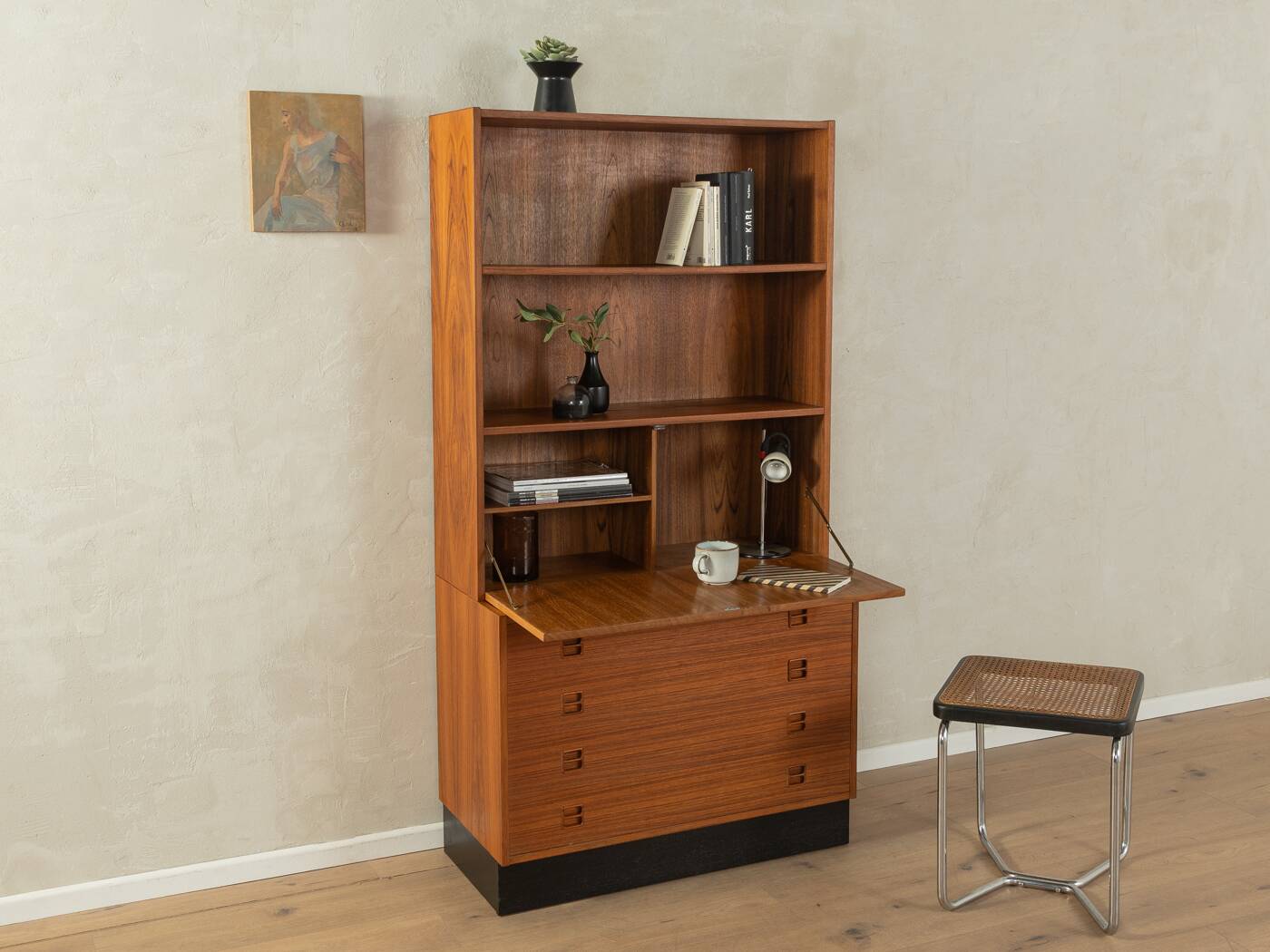 60s secretary desk with drawers