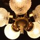 1970s Glass Chandelier by Instala Decin, Czechoslovakia