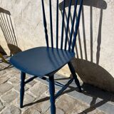 Chaise Baumann bleu