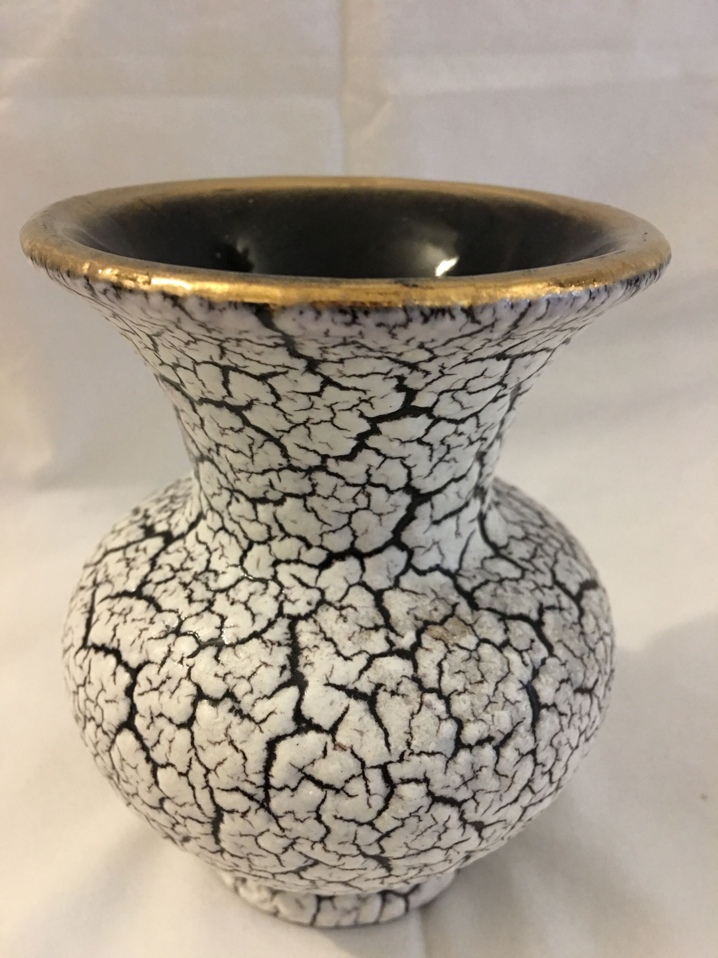 Jasba vase pottery West German Fat lava