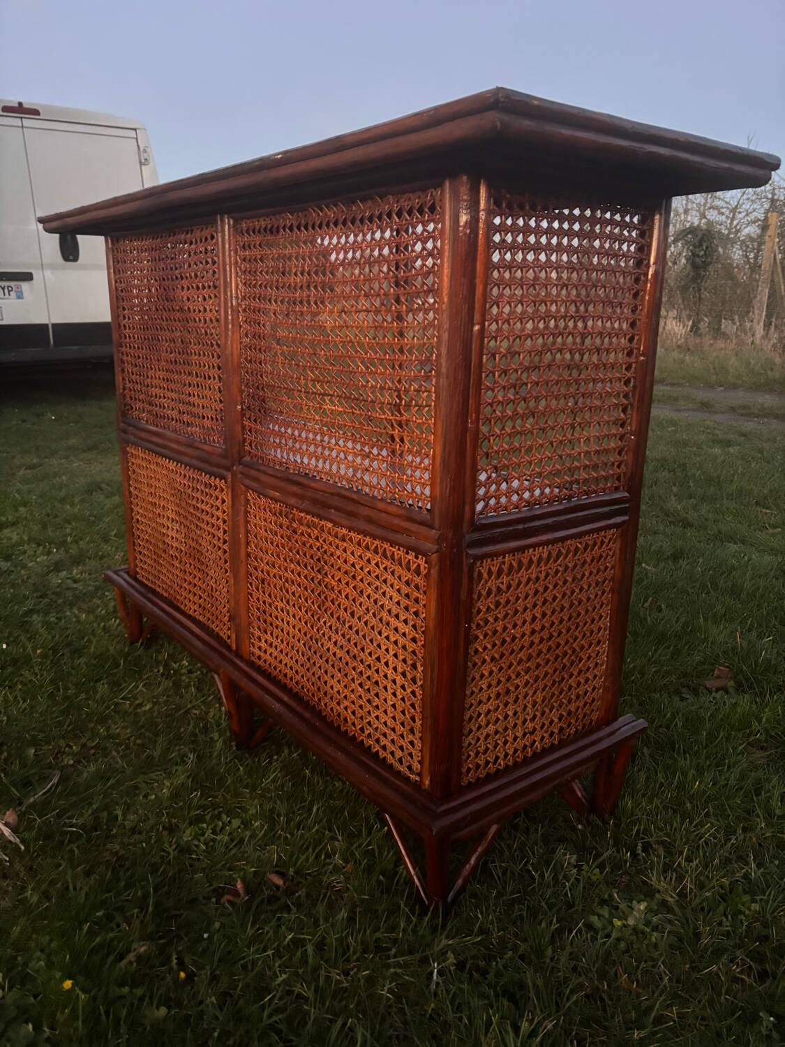 Rattan bar