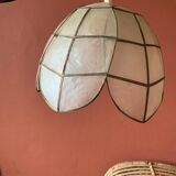 Pearly flower hanging lamp