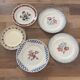 Vintage set of 5 Badonviller Luneville plates and others