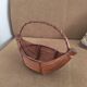 1960s wicker retro basket