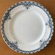 6 antique dessert plates in Saint-Amand earthenware (Nord)
