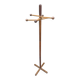 Sculptural wooden coat rack – 1960s modernist design
