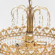 Lustre en cristal style Hollywood Regency Kamenickô 'enov, Tchécoslovaquie, années 1970
