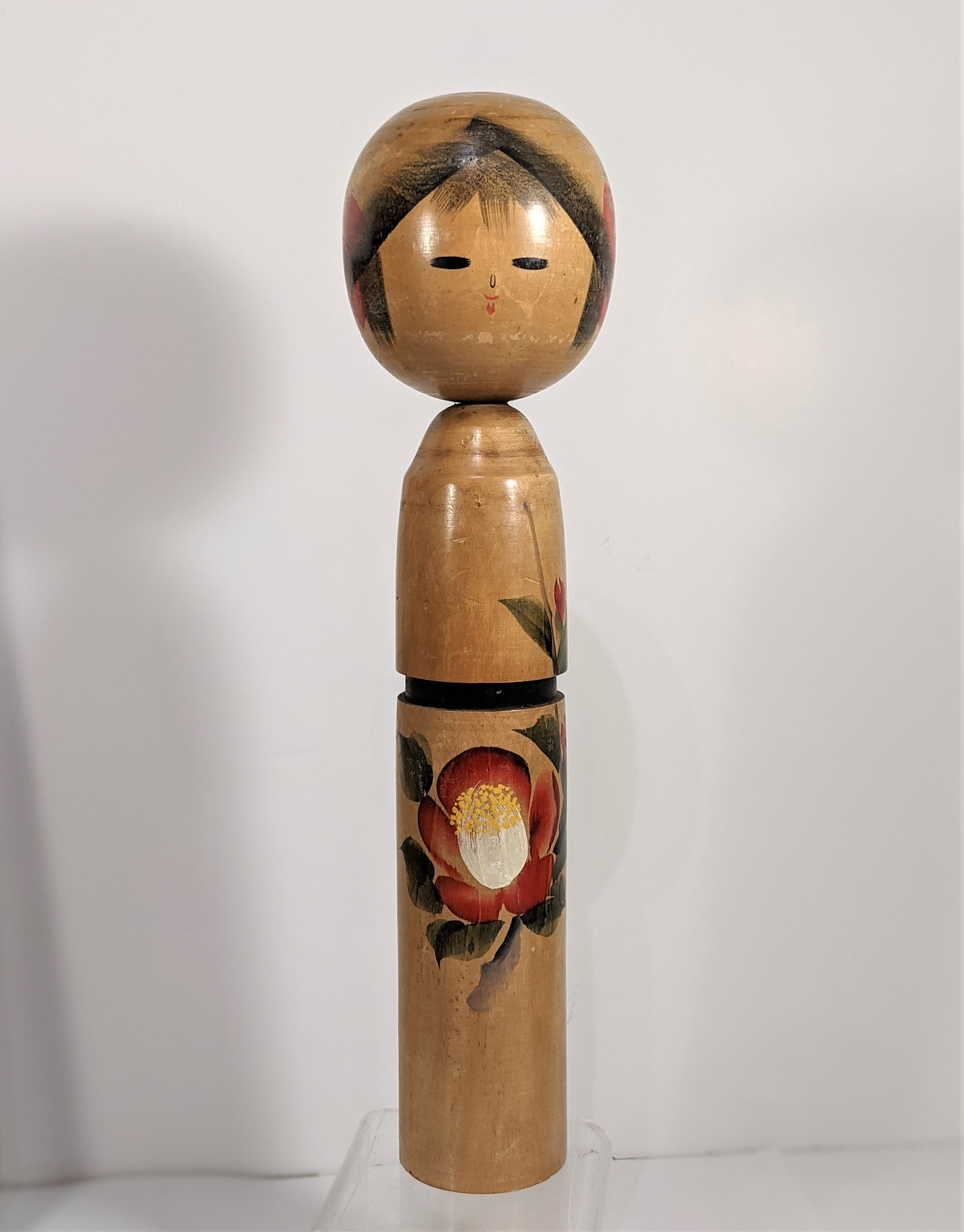 Kokeshi doll by Mrs. Sato Kozon vintage Japan 1960-70