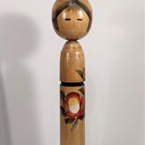 Kokeshi doll by Mrs. Sato Kozon vintage Japan 1960-70