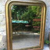 Golden Louis-Philippe Mirror 99x74 cm