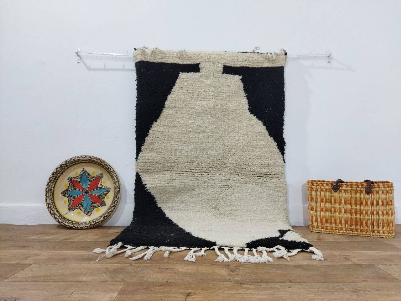 Tapis Berbère Marocain Artisanal 143 X 88 CM