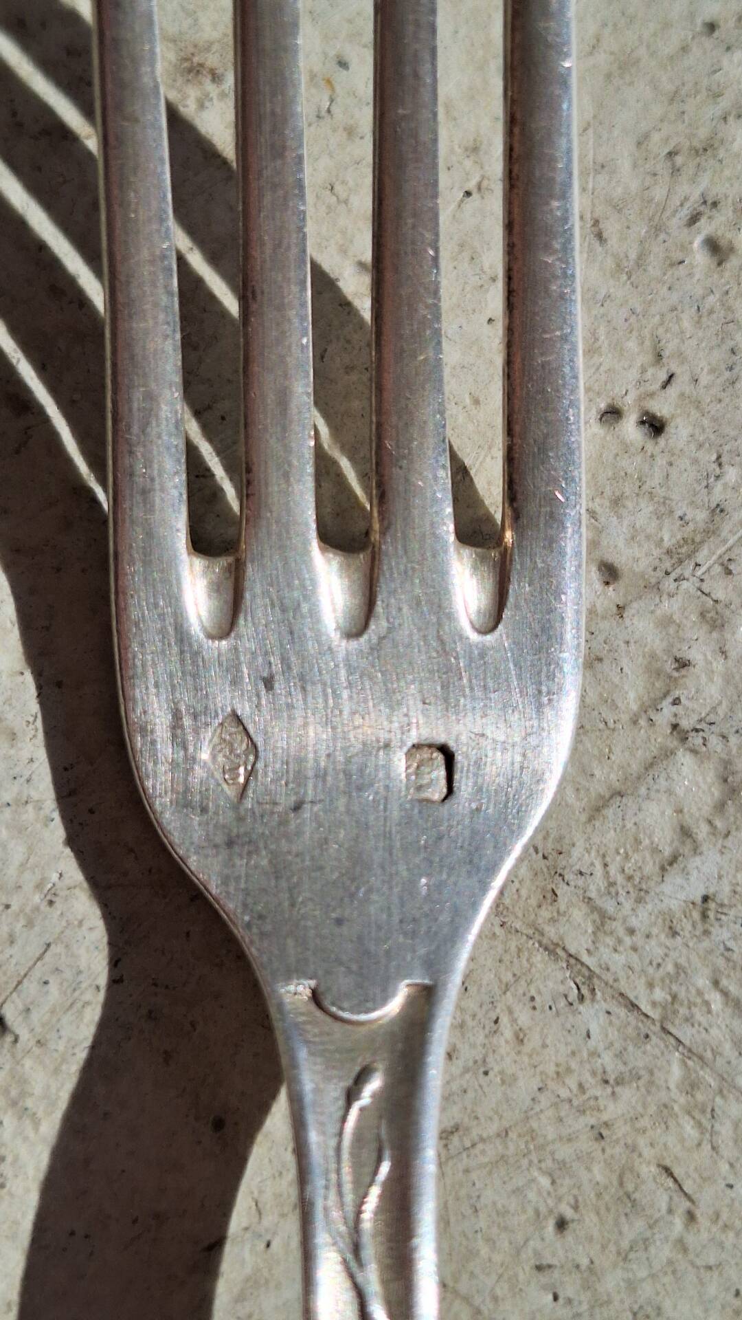 Fourchette à poisson en argent massif Paul Devaux 