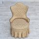 1960s, Danish cocktail lounge chair, jacquard fabric, beech wood.