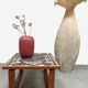 Vintage Danish ceramic teak side table Ox-Art Trioh 'Square'