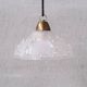 Pair of Mid-Century 'Ice' Glass Pendant Lights