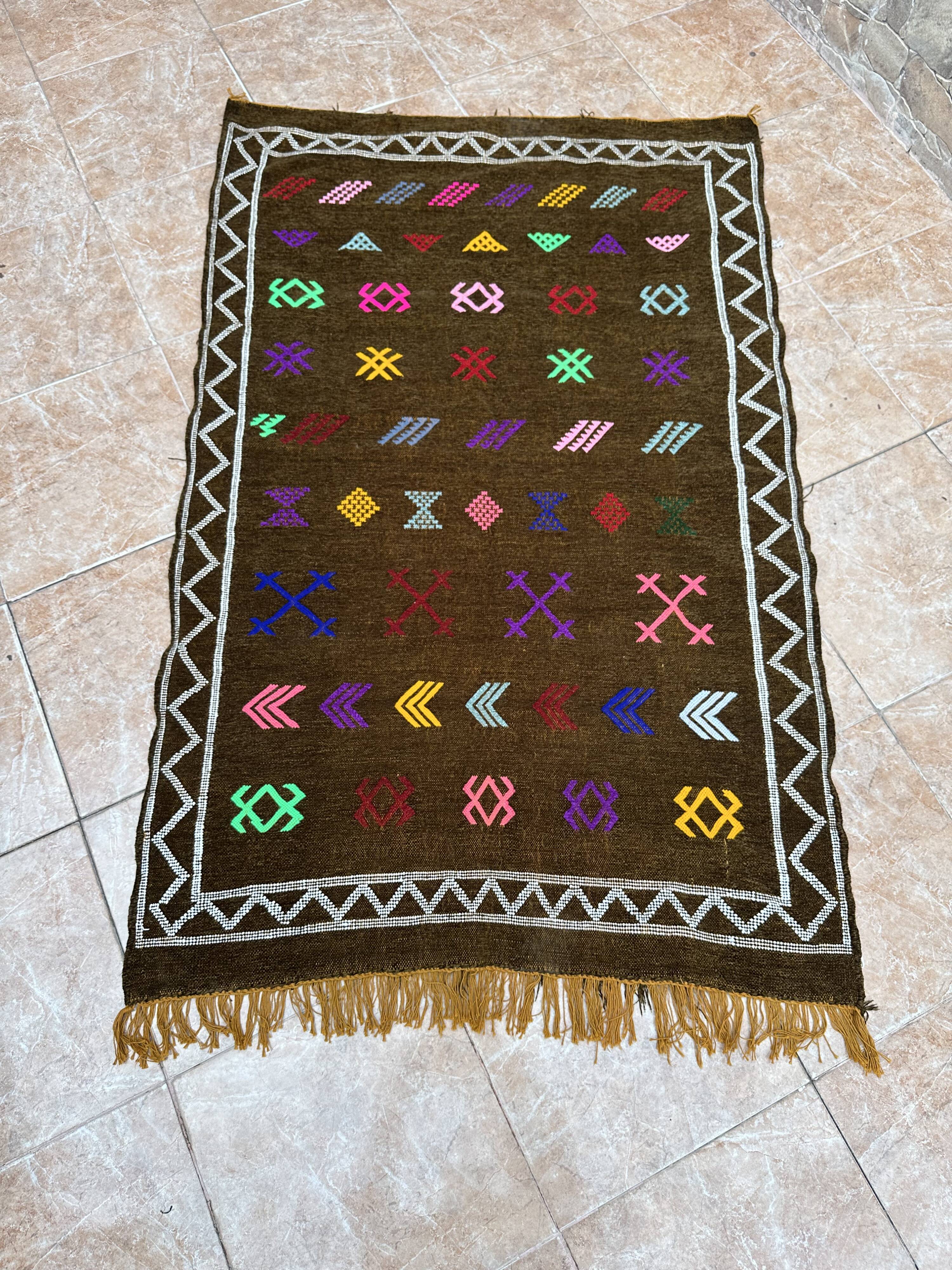 Moroccan rug - handmade rug - Berber wool rug - Floor rug