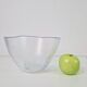 Vintage Glass Seafood Serving Bowl, Plate and Dinner Plates by Ann Warff for Kosta Boda, Sweden, 1970s, Set of 8