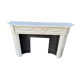 Louis XVI style fireplace in Carrara marble, circa 1880