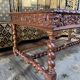 Office style Louis XIII solid oak carved restored