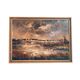 Oil painting on wood - A. Delahaye - Aspect of rural France - Hand signed and on the back - 1930