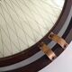 Mid-century wooden and glass framed ceiling light, 1950s, Germany