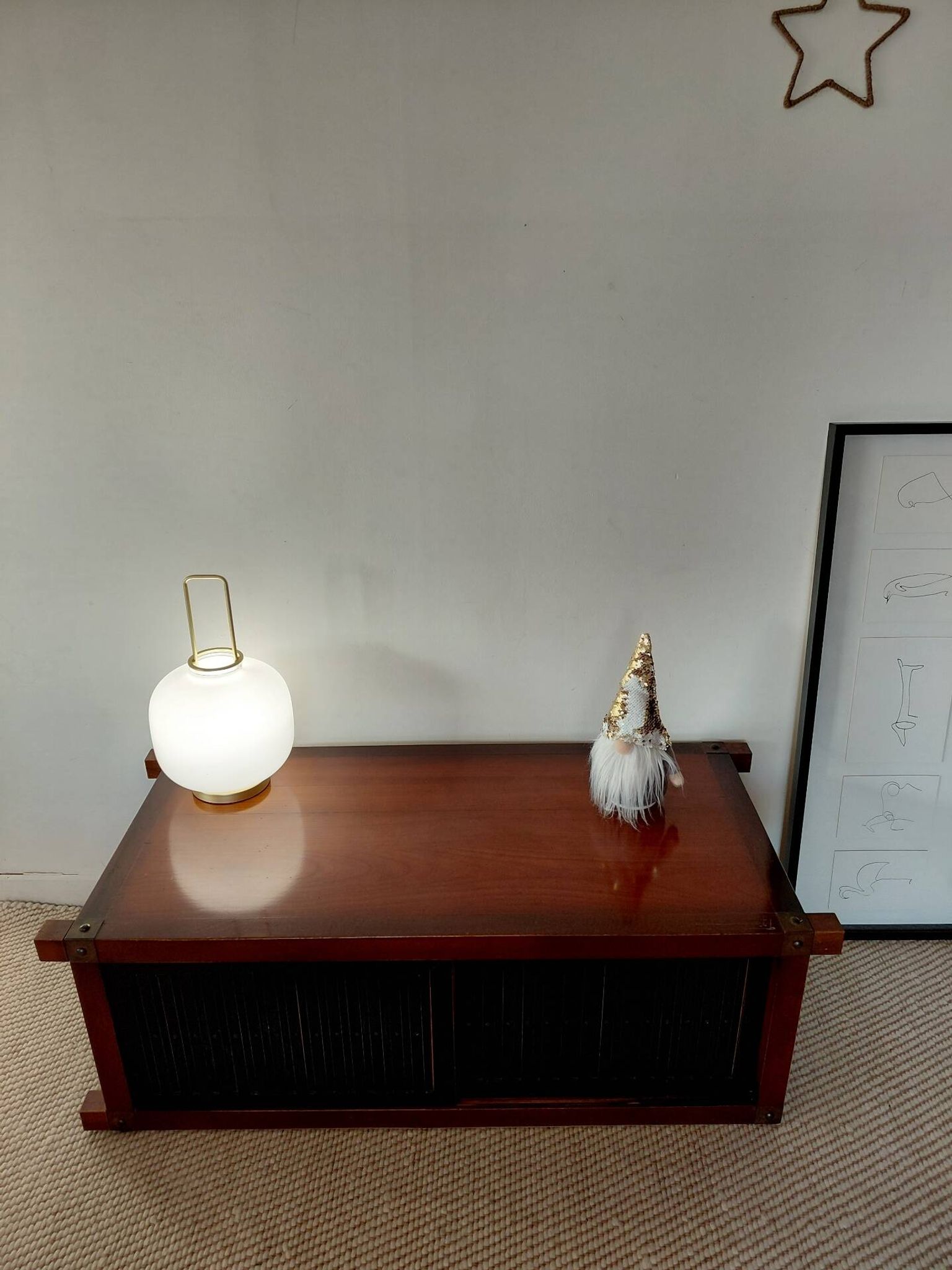Meuble TV / Coffre Bas Roche Bobois – Style Japandi
