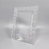 1960s crystal photo frame by rosenthal, made in germany