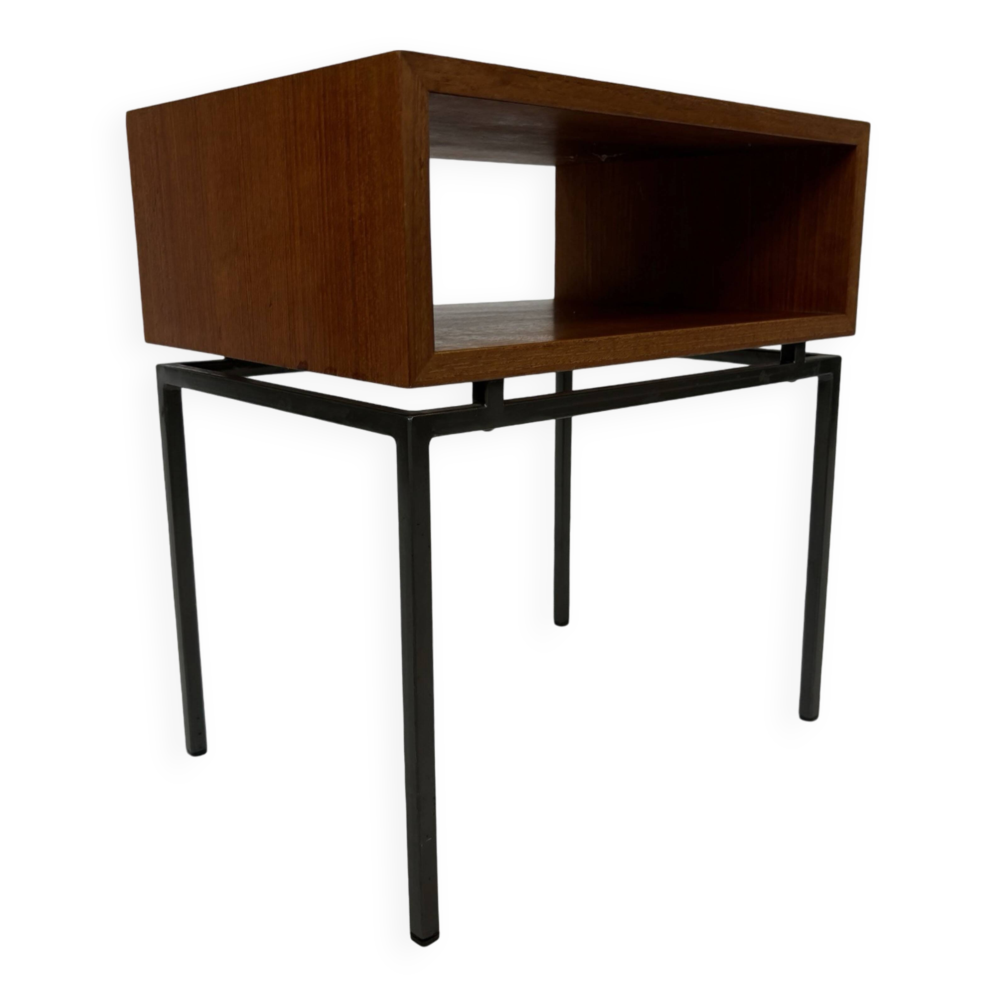 Vintage Pastoe bedside table side table 1960s teak veneer