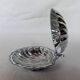 Butter butter shell st scallop metal glass vintage soap holder empty pocket