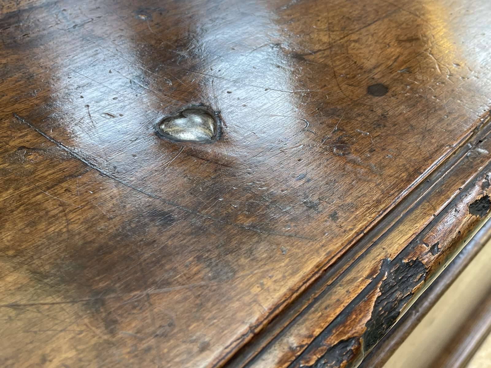18th century walnut wedding chest