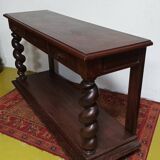 Louis XIII console in walnut