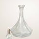 Octagonal glass decanter
