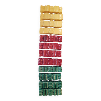 Set of 12 knife holders