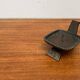 Brutalist Japanese bronze candlestick from the mid-century for Beva, 1960s.